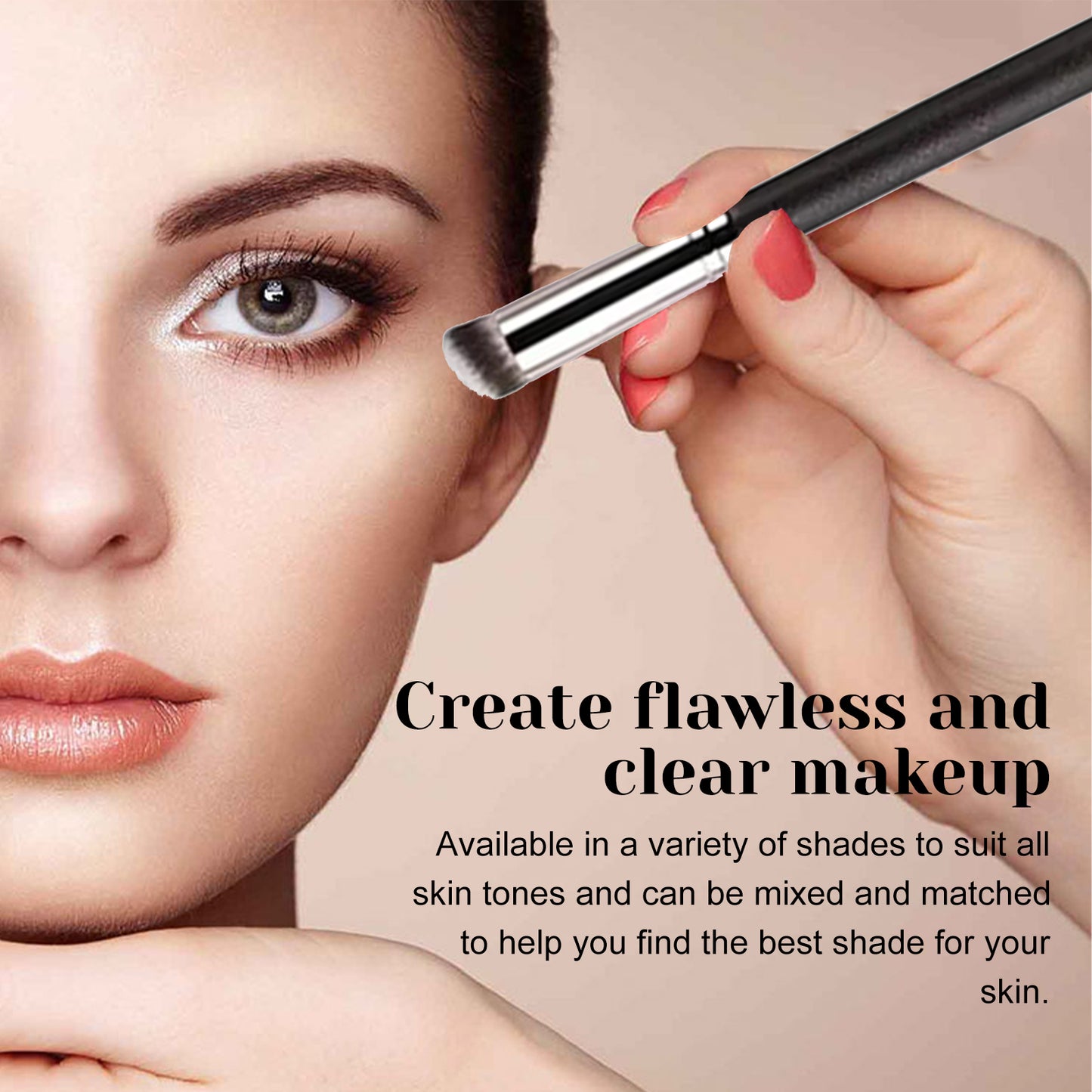 EELHOE Three-Color Concealer, Hide Facial Blemishes Tear Gashes Dark Circles Under Eyes Spots To Create A Clear Natural Look